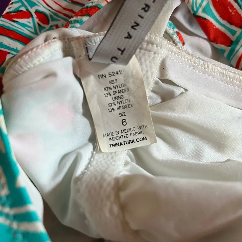 Trina Turk One Piece Swim Suit Size